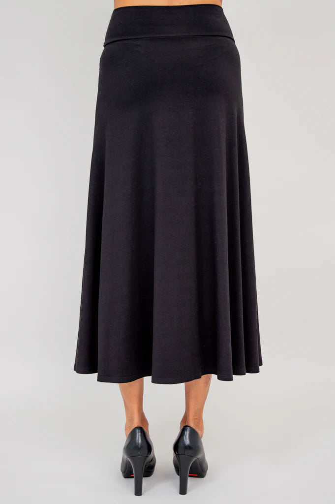 Blue Sky - Gillian Skirt - Bamboo - Black