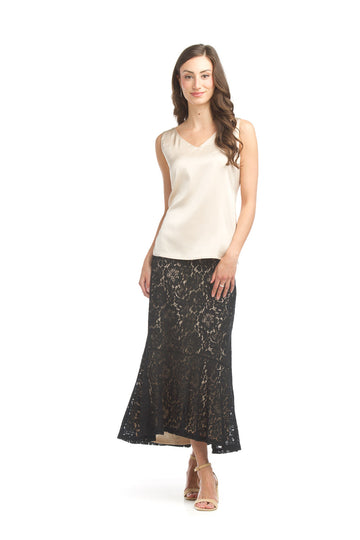 Papillon PS-17907 Lace Skirt - Black